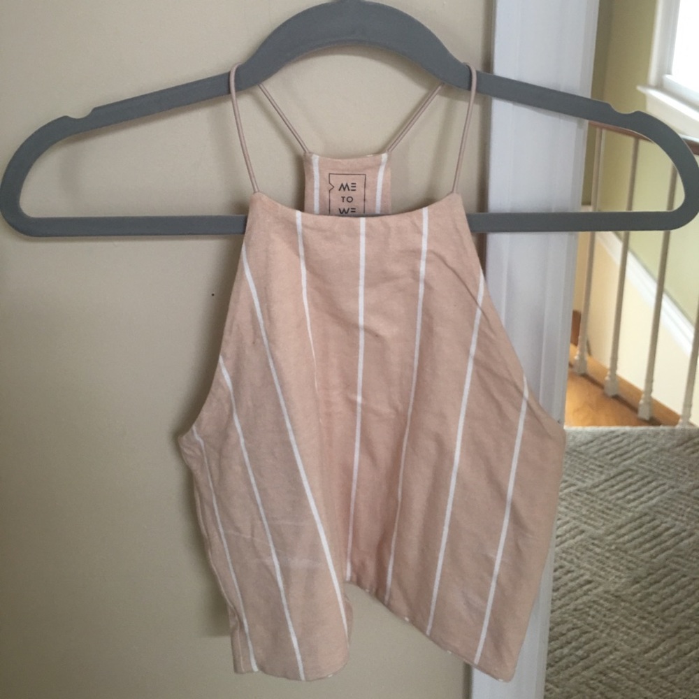 Peach Halter Top From PacSun